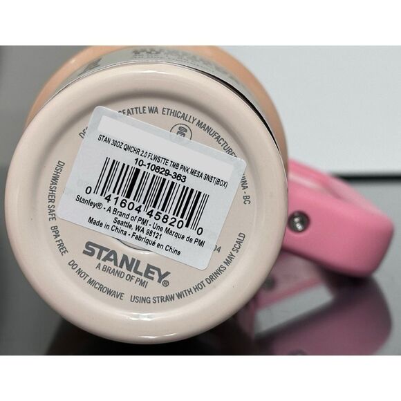Stanley Quencher H2.0 FlowState Tumbler 30oz, PINK MESA SUNSET - Picture 5 of 5